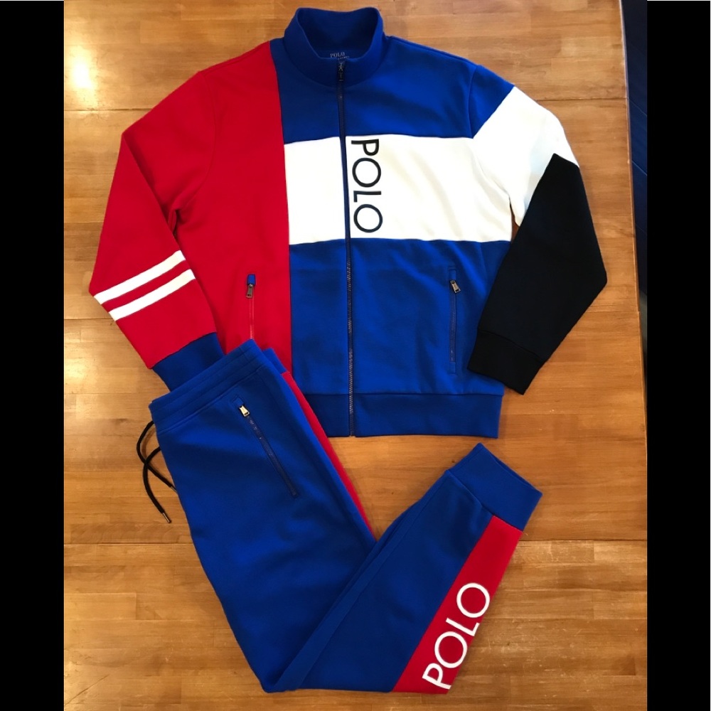POLO RALPH LAUREN Colorblocked Jogging Suit - Picture 9 of 10